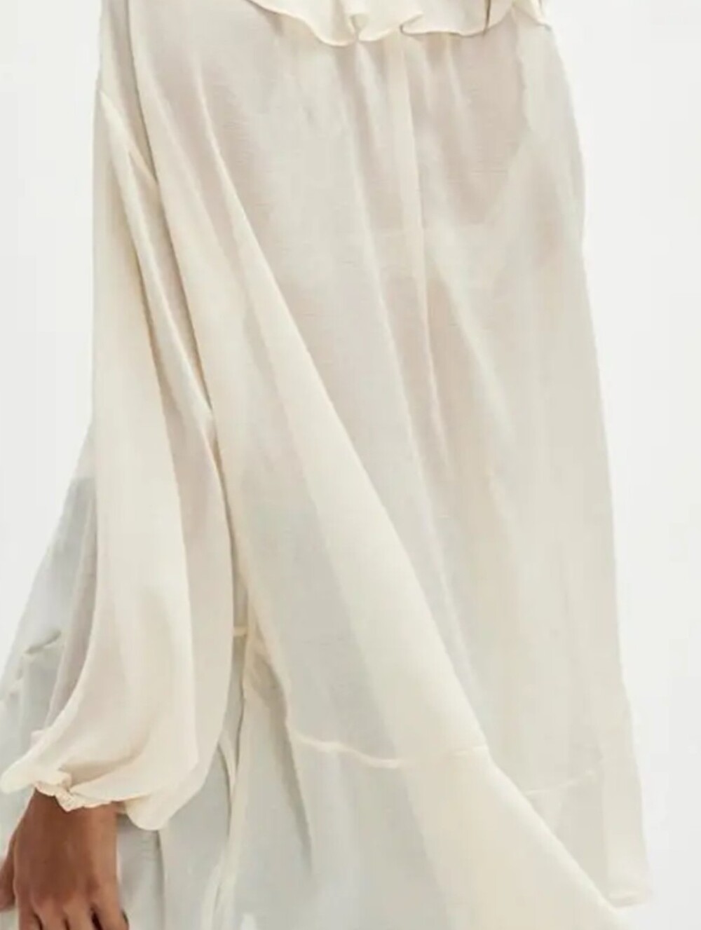 NWT Ruffle Bohemian Rhapsody Blouse - Picture 4 of 5